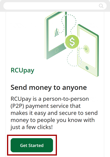 Recurring RCUpay on mobile, step 3