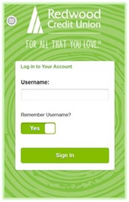 Mobile Sign In Page