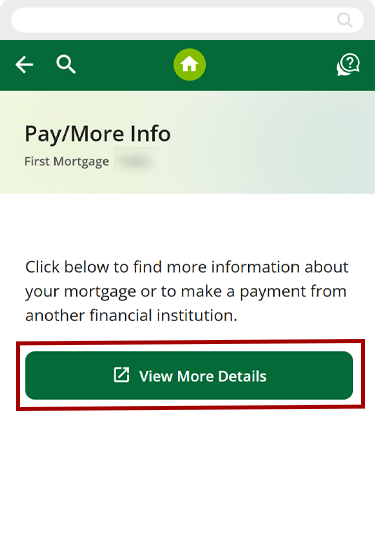 Making first mortgage payments using mobile banking, step 3