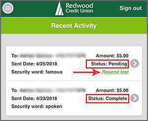 RCUpay History Page