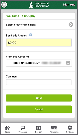 RCUpay Payment Page
