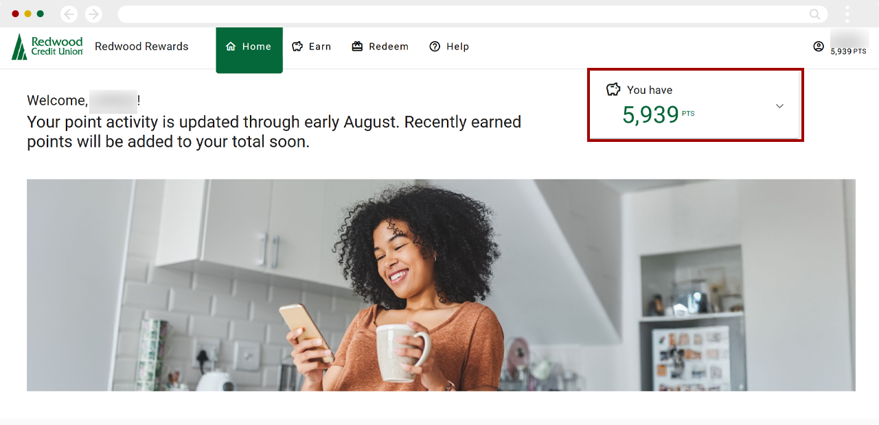 Redwood Rewards desktop step 5