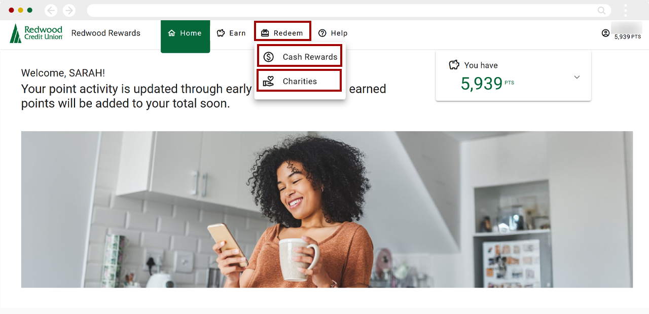 Redwood Rewards step 6