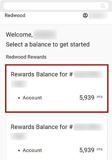 Redwood Rewards mobile step 4