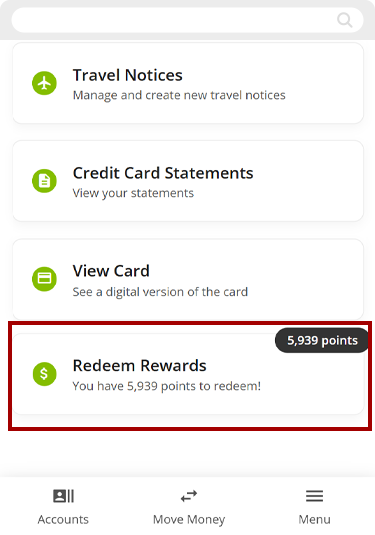 Redwood Rewards mobile step 3