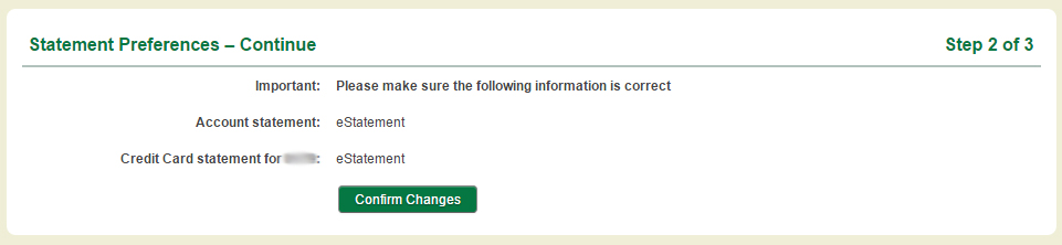 Statement Preferences Step 1