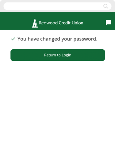 Unlocking your account in mobile, step 5