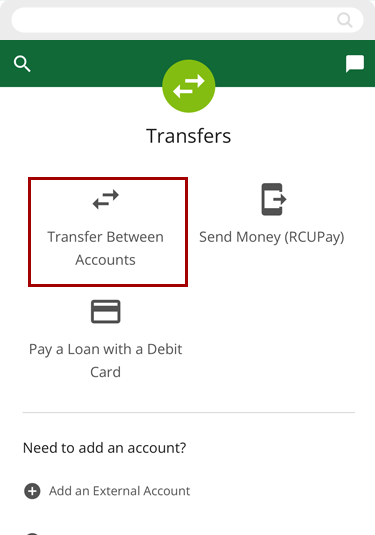 Making a payment to your Visa in mobile, step 2